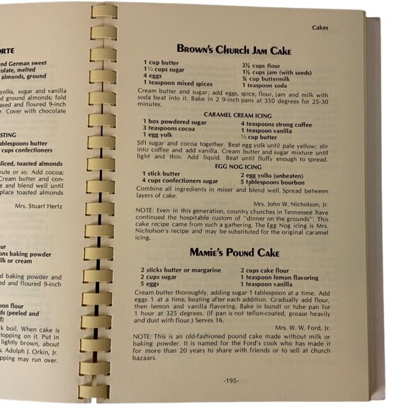 Vintage The Jackson Mississippi Cookbook Spiral-Bound 1977 Symphony League - Picture 9 of 11
